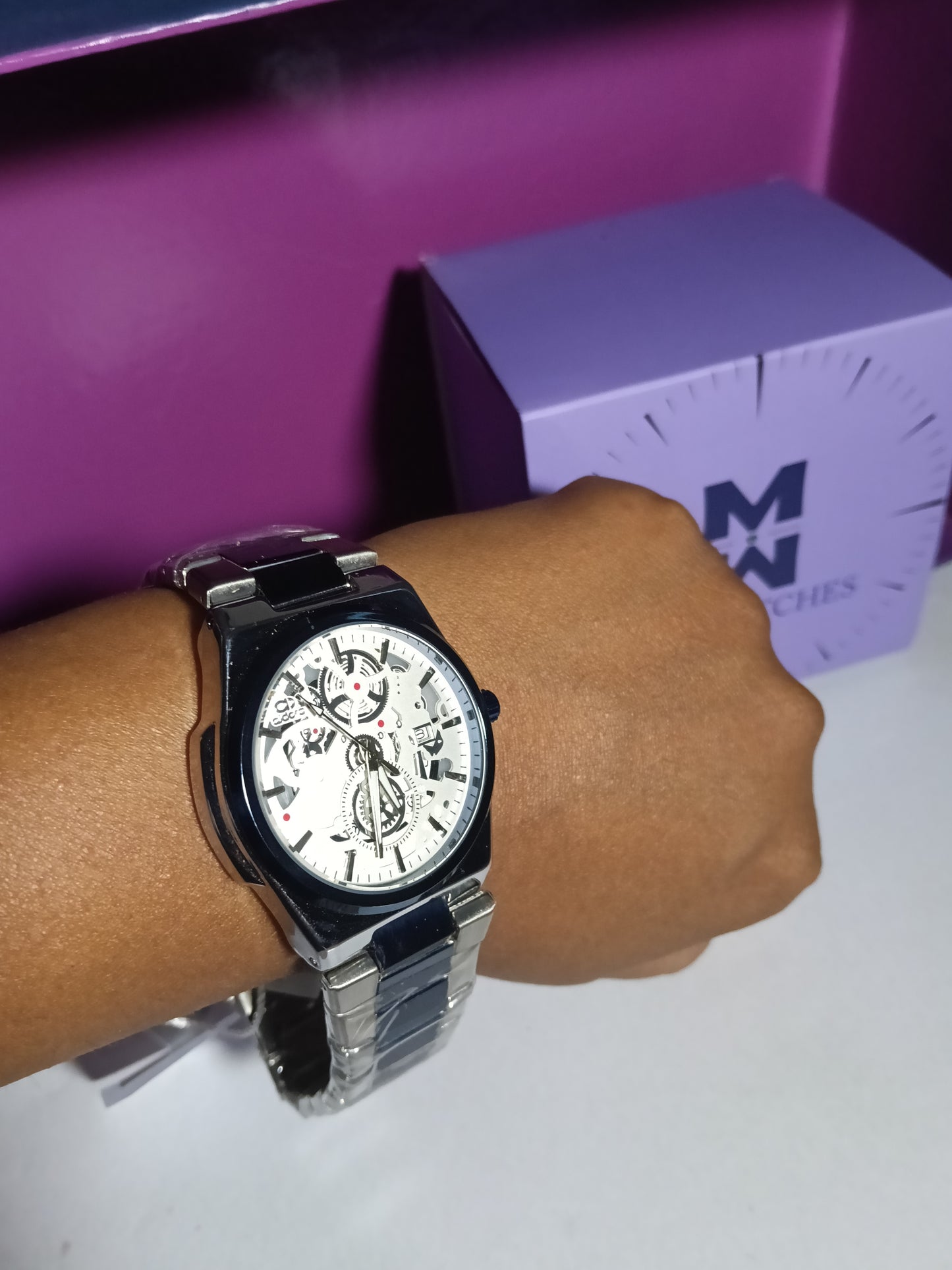 Imperial Silver Blue Watch