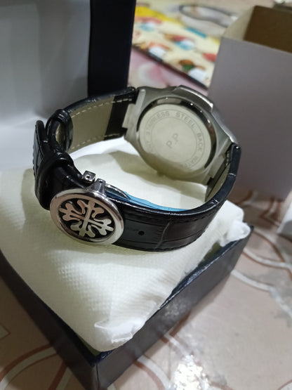 Leather strap with elegant dial | Inspired by Patek Philippe