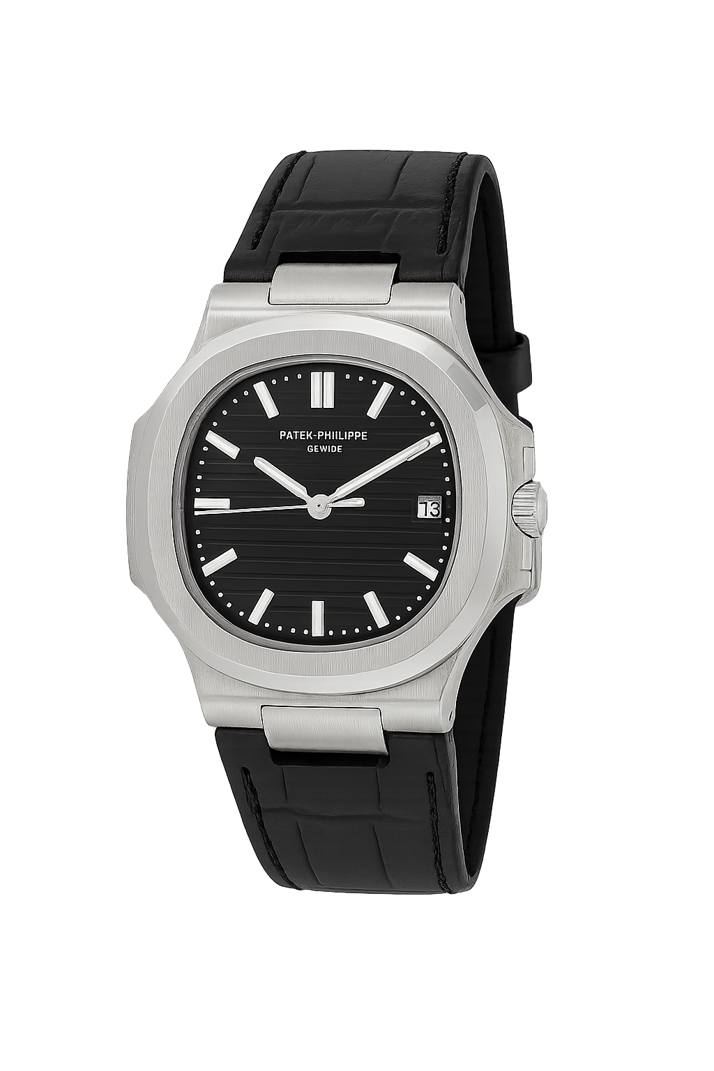 Leather strap with elegant dial | Inspired by Patek Philippe