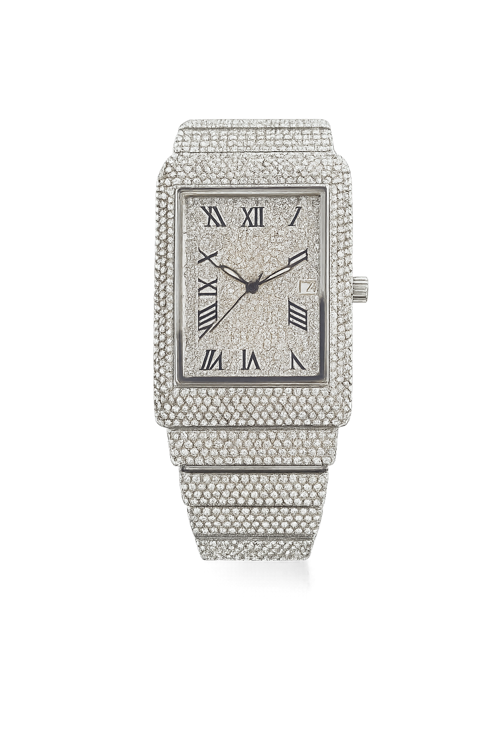 Diamond Variant Luxury Watch with sliver base | unisex wrist watch