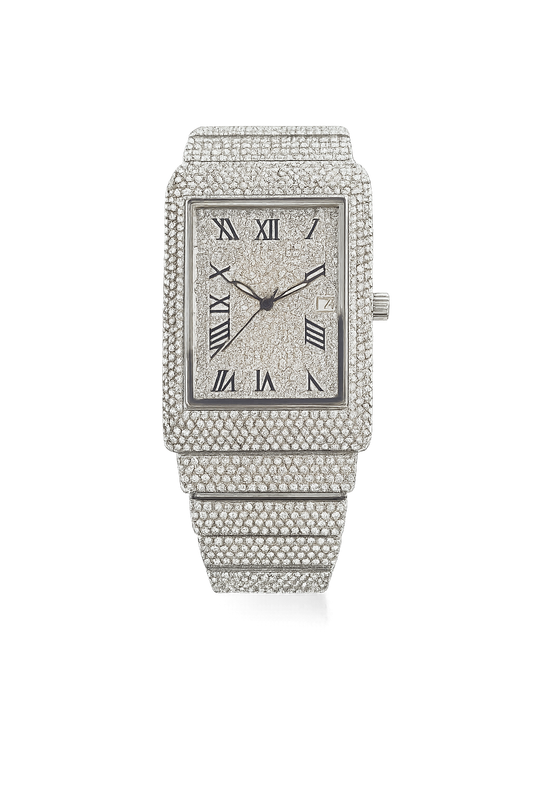 Diamond Variant Luxury Watch with sliver base | unisex wrist watch