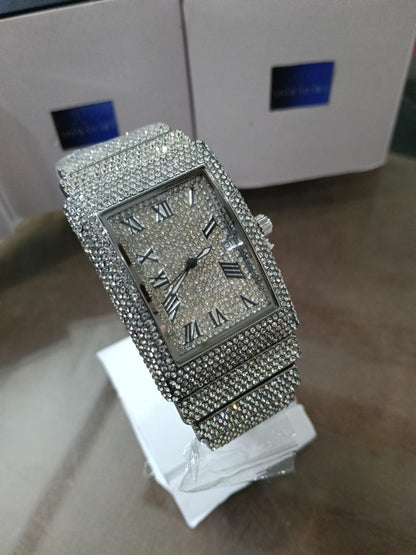 Diamond Variant Luxury Watch with sliver base | unisex wrist watch