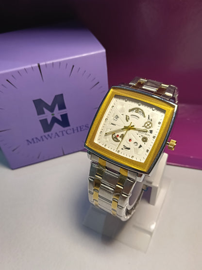 Royal Edge Square Chain Watch
