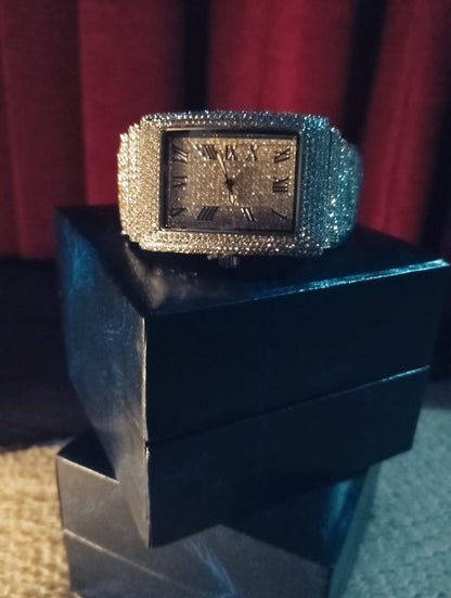 Diamond Variant Luxury Watch with sliver base | unisex wrist watch