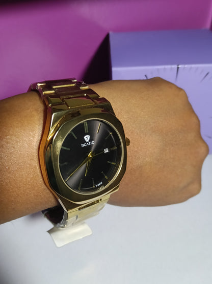 Royal Gold Black Watch