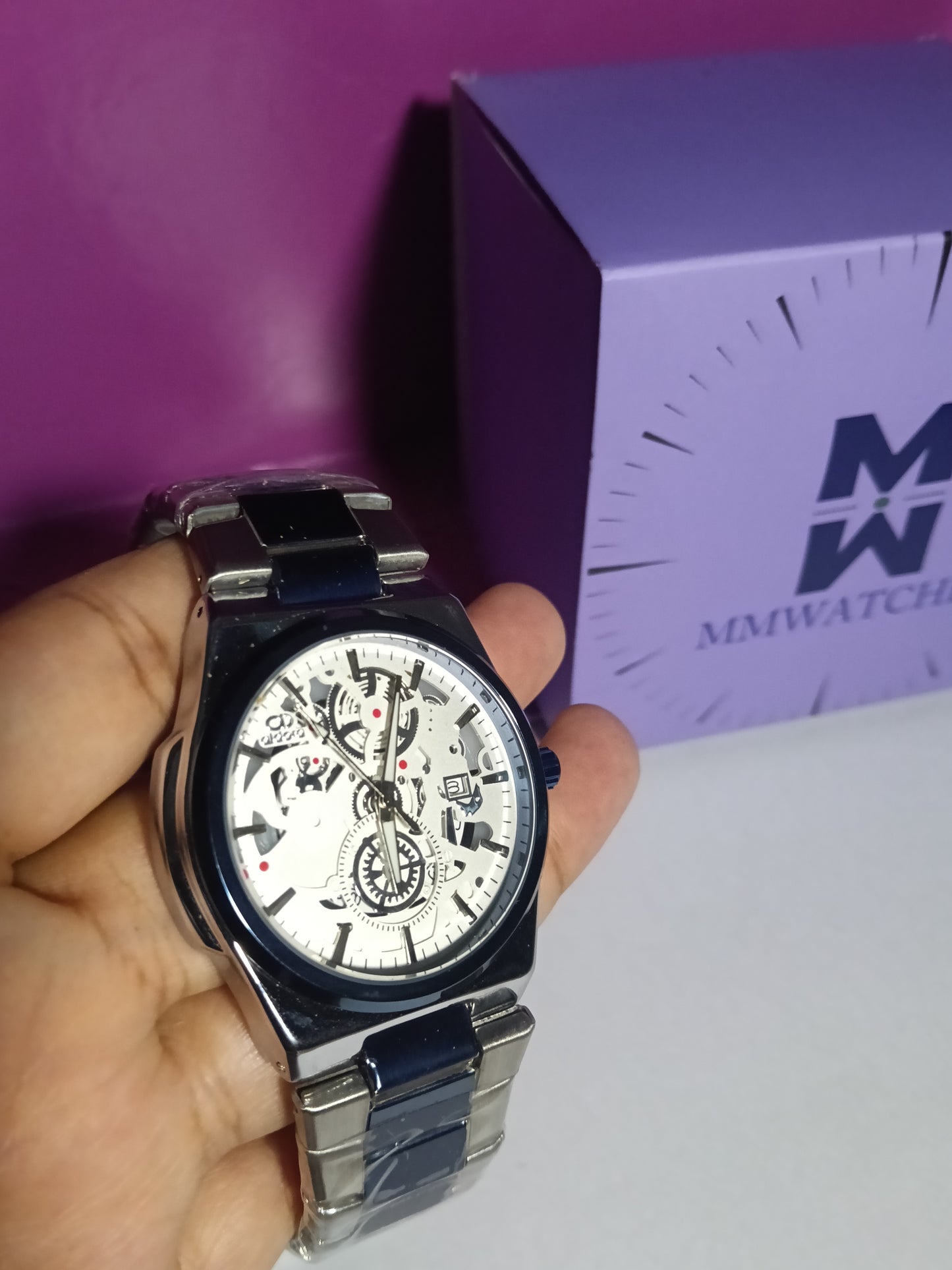 Imperial Silver Blue Watch